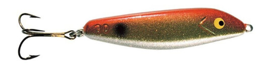 Vicke wobbler 20 gram - sølvglitter/rød/gull Vicke wobbler 20 gram - sølvglitter/rød/gull