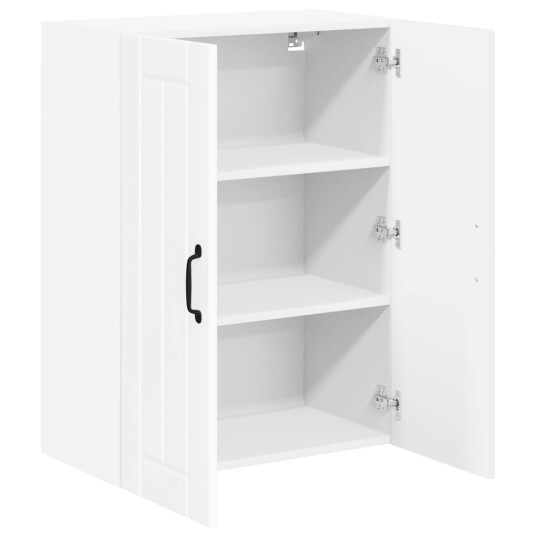 Kjøkkenskap Høyglanset hvit 60 x 31 x 80 cm Konstruert tre