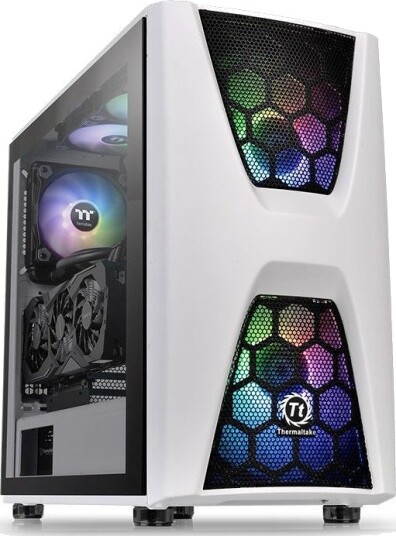Thermaltake Commander C34 ARGB Midi Tower 2x200mm vifter Hvit