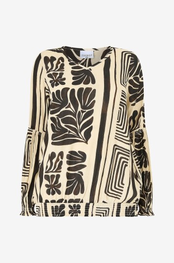 Zhenzi Bluse Zh orah 931 L/S Brun