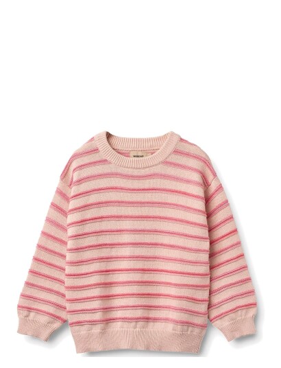 Wheat Jacquard Pullover Harlow Pink 110