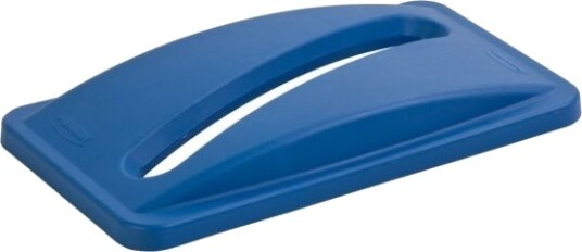 Lokk Rubbermaid Slim Jim Blå Pe Med Papirspalte Lokk Rubbermaid Slim Jim Blå Pe Med Papirspalte