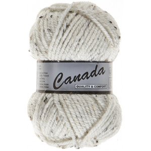 Lammy Canada Garn Mix 405 Hvid/Sort