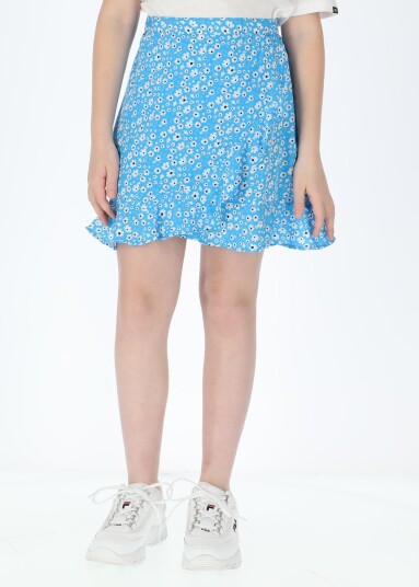 Seaside Sankt Claud Short Skirt Jr Blue Flower 130 Skjørt