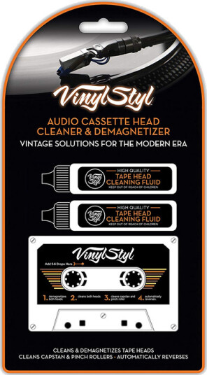 Kassettrekvisita Rensekassett Audio Cassette Head Cleaner & Demagnetizer Kassett