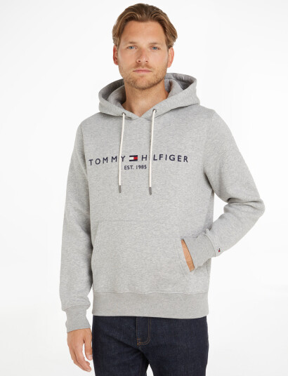 Tommy Hilfiger Core Tommy Logo Hoody - Grey - XXXL Tommy Hilfiger Core Tommy Logo Hoody - Grey - XXXL