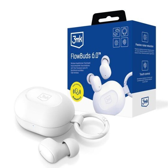 TWS 3mk FlowBuds 6.0 Hvit