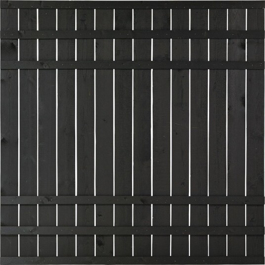 Levegg PLUS Rustik 180x180 cm Svart