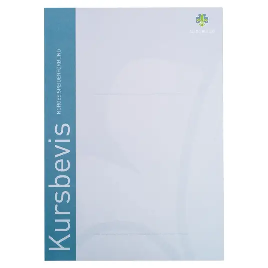 Blå kursbevis NSF Kursbevis Blå Blå kursbevis NSF Kursbevis Blå