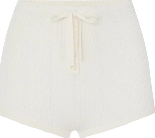Elisabetta Franchi Dame Shorts Beige M,