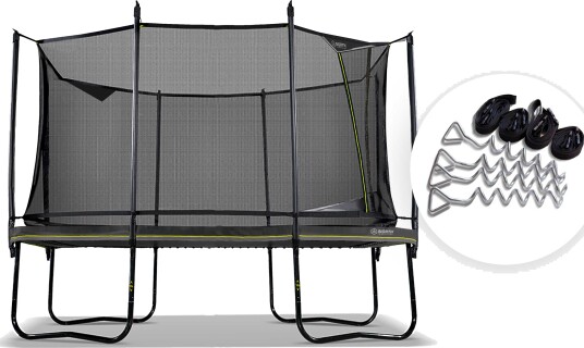 Trampoline North Performer  Rektangulær / 4,6 m x 3,1 m / Trampoline + Forankringssett