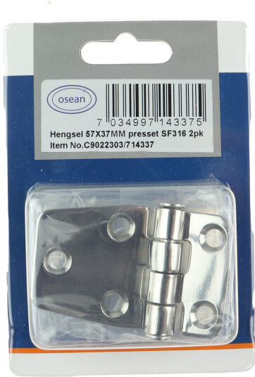 Osean Hengsel   2pk   Syrefast   Presset   57x37 mm