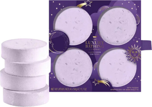 LBC Relax 4x50g Bath Fizzers Lavender