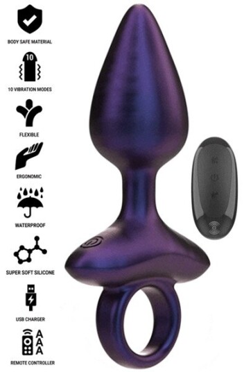 Michael Vibrating Anal Plug Remote Control