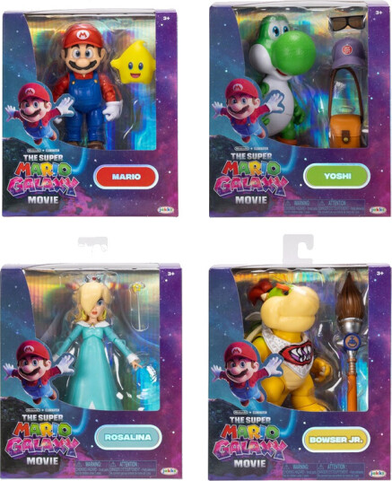 Nintendo Super Mario Bros. Movie 13 cm Figur Assortiment med Tilbehør