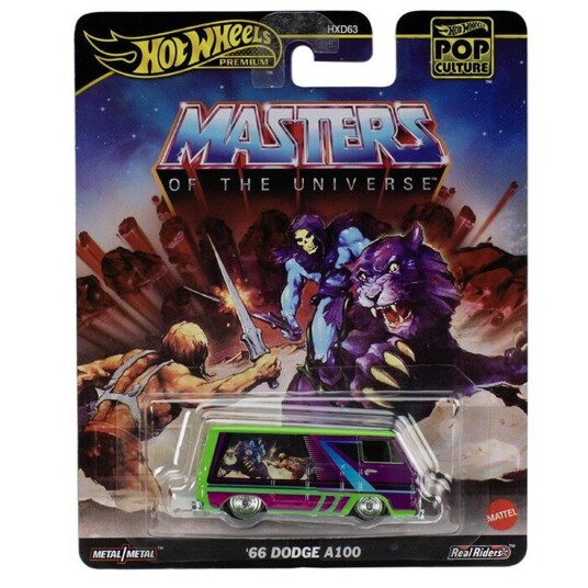 Hot Wheels Masters Of The Universe 1966 Dodge A100 Van 1:64