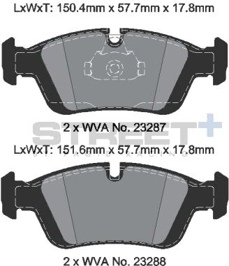 Bremseklosser PAGID Racing T8168SP2001