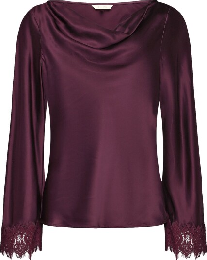 by Ti Mo Satin Drape Top Burgundy XL by Ti Mo Satin Drape Top Burgundy XL