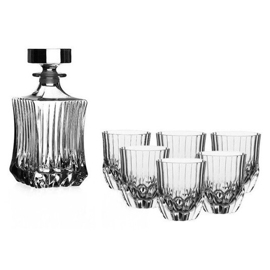Adagio-pakken - 6 glass og 1 whiskykaraffel
