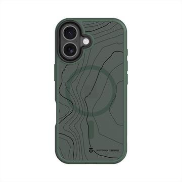 Tactical iPhone 17 MagForce Hyperstealth Sika Hybrid deksel   MagSafe kompatibel   Skoggrønn
