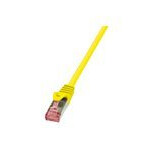 Logilink Primeline Koblingskabel Rj-45 Hann Til Rj-45 Hann 3 M Sftp Pimf Cat 6 Halogenfri Uten Hindringer Gul