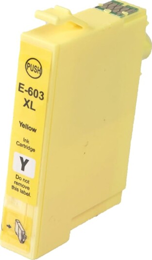 Blekkpatron til Epson-skrivere 603XL gul / kompatibel patron / 14 ml / C13T03A44010