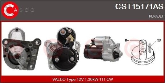 Starter CASCO CST15171AS Starter CASCO CST15171AS