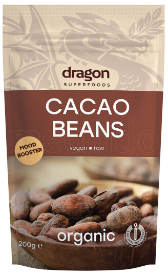 Dragon Superfoods Kakao Bønner Ø 200g Dragon Superfoods Kakao Bønner Ø 200g