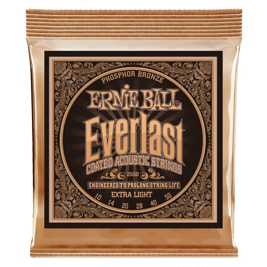 Ernie Ball Eb-2550 Everlast X-Light 010-050 Phosphor Bronze