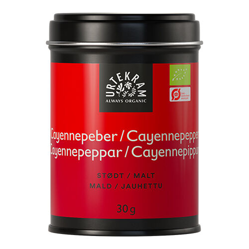 Urtekram Cayennepepper Ø 30g