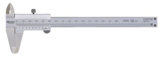 Mitutoyo Nonieskjutmått 530-122 0-150mm, 0,02mm, Flat Sticka
