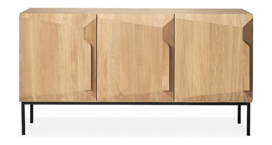Ethnicraft Stairs sidebord 3 d?rer Eik 150 x 80 x 46 cm