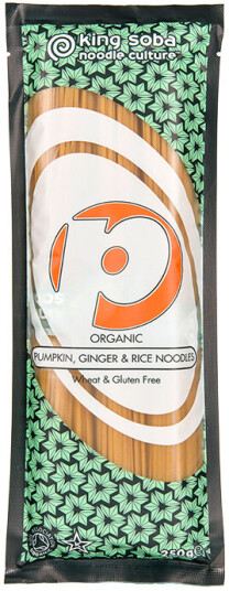 King Soba Gresskar Ingefær & Ris Nudler Ø 250g King Soba Gresskar Ingefær & Ris Nudler Ø 250g