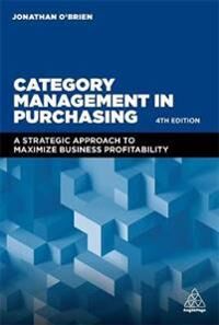 Category Management In Purchasing Av Jonathan O'Brien