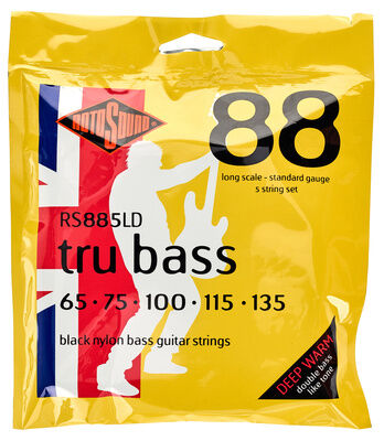 Rotosound RS885LD Svart Nylon
