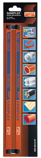 Bahco Bi-Metal Baufilsblad 300 mm 2pk for Metallsaging