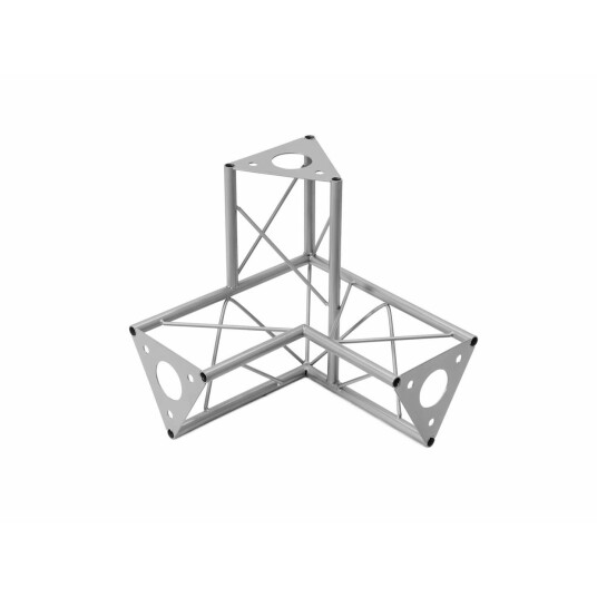 Decotruss Sal-31 Corner 3-Way / Right Sølv