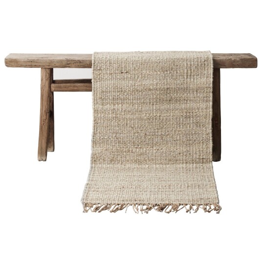 Tell Me More Hemp teppe bleached (beige) 60x90 cm Tell Me More Hemp teppe bleached (beige) 60x90 cm