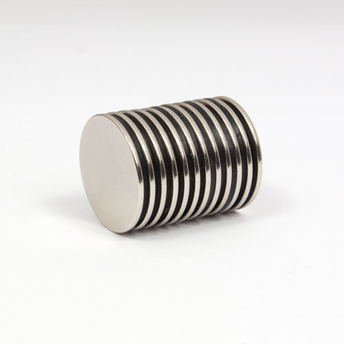 Tynn magnetskive Ø 18 x 1 mm | Neodymium | Styrke 1 kg
