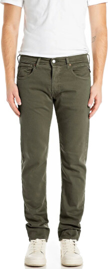 Replay Grover Trousers Straight - Green - 29 x 32 Replay Grover Trousers Straight - Green - 29 x 32