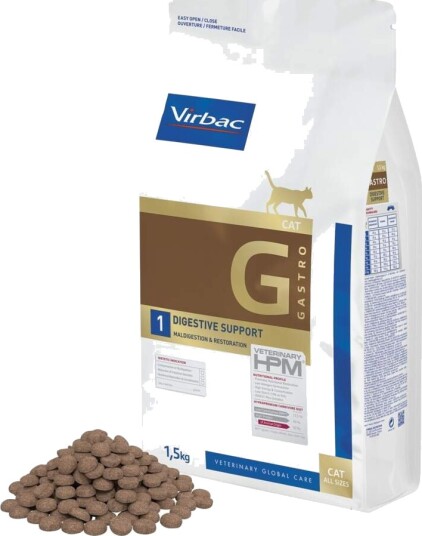 Virbac HPM Cat G1 Gastro Digestive Support 1,5kg Virbac HPM Cat G1 Gastro Digestive Support 1,5kg