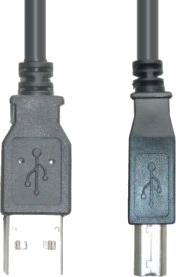 E+P Cc 502/10 10 M Usb A Usb B Usb 2.0 Hankjønn/Hankjønn Sort