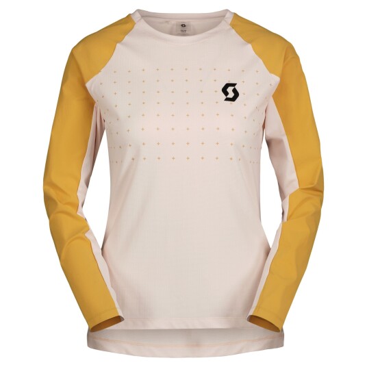 SCOTT Trail Vertic Pro langærmet sykketrøye sugar pink/biscuit beige dame
