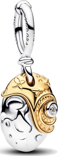 Pandora Disney charms i 925 sølv med hjerte til Te Fiti og LAB diamant