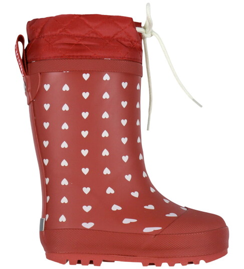 Angulus Red Hearts Print Gummistøvel 31