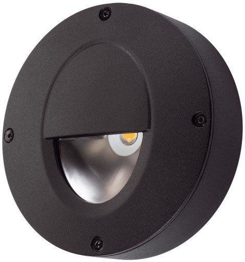 SG Callisto utendørs vegglampe 4W LED, Sort