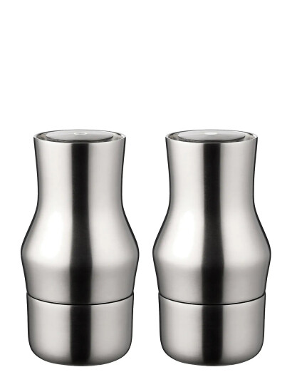 Gense Salt  Og Peberkværnsæt Dorotea   Silver   7.31X 14CM