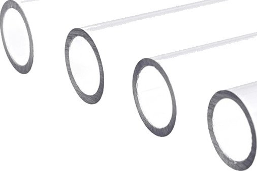 Alphacool Ice Tube HardTube PETG-rør for Vannkjøling 60 cm 13/10 mm 4 stk