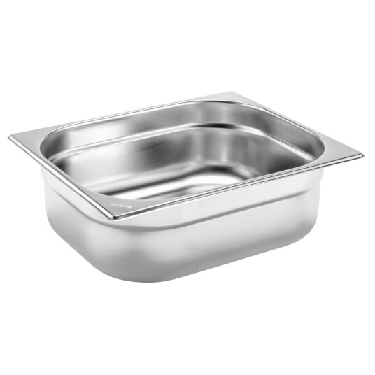 PULSIVA Kantine Basic GN 1/2; Størrelse GN 1/2, 6.5l, 32.5x26.5x10 cm (LxBxD); Sølvfarge