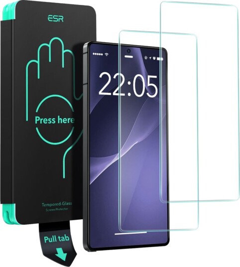 Esr Herdet Glass Beskyttelse for Samsung Galaxy S25 Ultra - 2-Pakning Gjennomsiktig